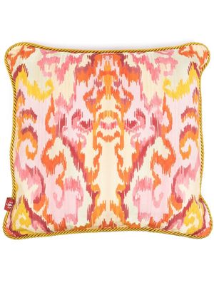 GERGEI ERDEI Pagoda moire-effect cushion - Pink