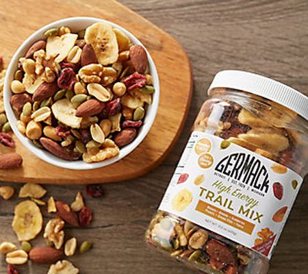 Germack 2 Jars of High Energy Fruit and Nut Trail Mix