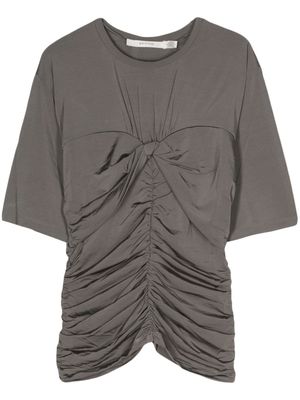 Gestuz AshaGZ draped T-shirt - Grey