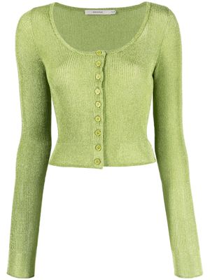 Gestuz buttoned cropped cardigan - Green