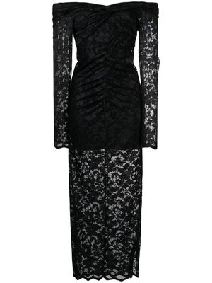 Gestuz GabriGZ floral-lace midi dress - Black