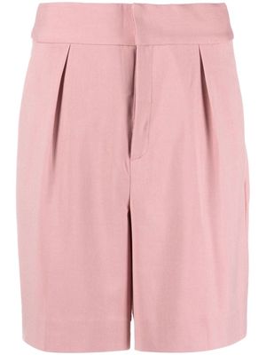 Gestuz high-waisted tailored shorts - Pink