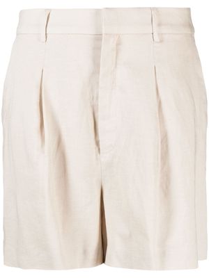 Gestuz Malougz linen-blend shorts - Neutrals