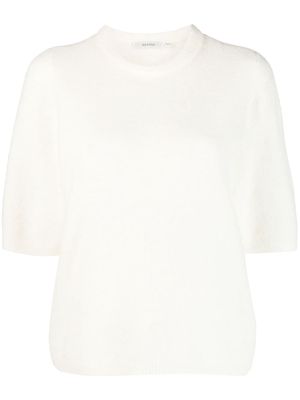 Gestuz short-sleeved knit top - White