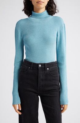 GESTUZ Silvig Turtleneck Sweater in Chromium