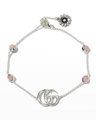 GG Marmont Bracelet with Pink Resin