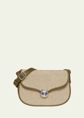 Ghiera Small Linen Crossbody Bag