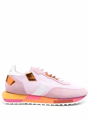 GHŌUD colour-block low-top sneakers - Pink