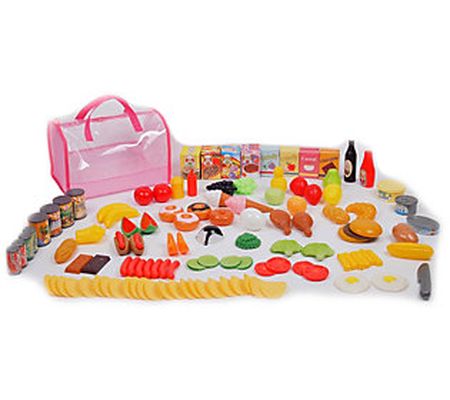 Gi-go Toy Bag of 120 Food Pieces