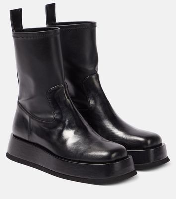 Gia Borghini Rosie faux leather platform ankle boots