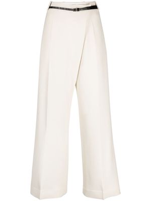 GIA STUDIOS belted wide-leg trousers - Neutrals