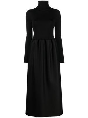 GIA STUDIOS high-neck midi dress - Black