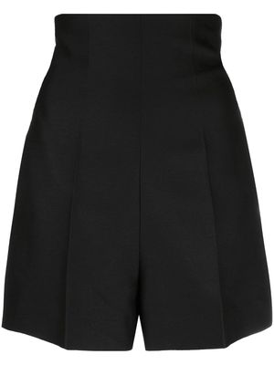 GIA STUDIOS high-waisted tailored shorts - Black