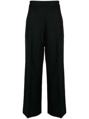 GIA STUDIOS wide-leg tailored trousers - Black