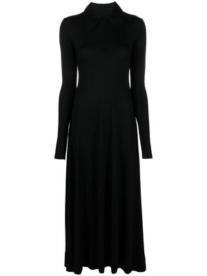 GIA STUDIOS zip-up maxi dress - Black