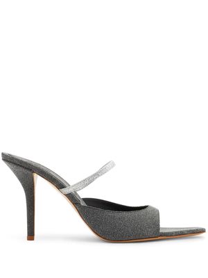 GIABORGHINI Aimeline denim sandals - Grey