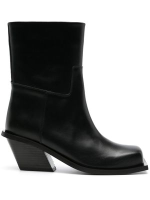 GIABORGHINI Blondine ankle leather boots - Black