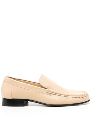 GIABORGHINI Bodil leather loafers - Neutrals