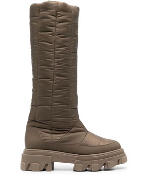 GIABORGHINI Gia 19 padded boots - Brown