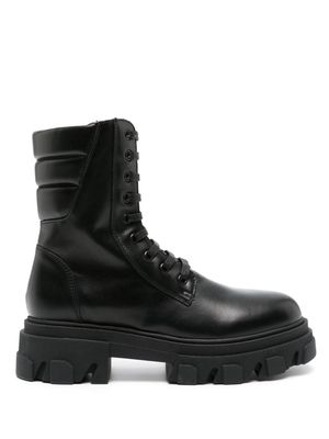 GIABORGHINI Gia 35mm leather boots - Black