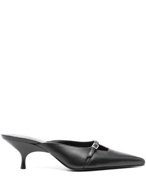 GIABORGHINI Margot 50mm mules - Black