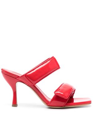 GIABORGHINI Perni 80mm double-strap sandals - Red