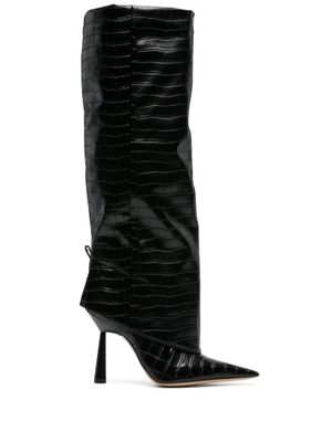 GIABORGHINI Rosie 31 leather boots - Black