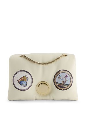 Giambattista Valli Airbag Micromosaic-print shoulder bag - White