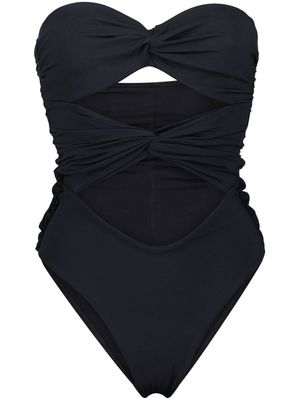 Giambattista Valli cut-out detail swimsuit - Black