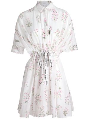 Giambattista Valli floral-print mini dress - White
