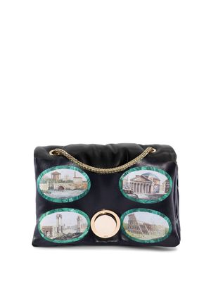 Giambattista Valli Four Mosaiques Airbag mini bag - Black