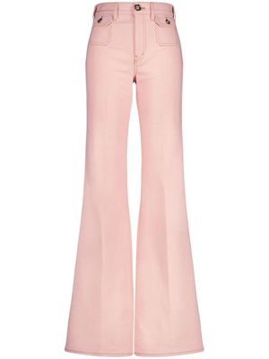Giambattista Valli high-rise straight-leg jeans - Pink