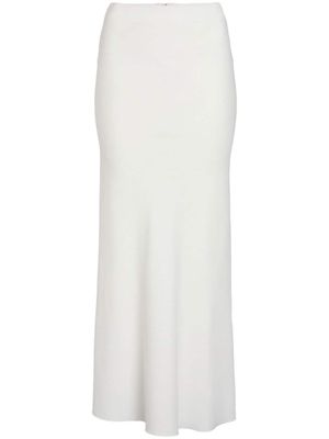 Giambattista Valli high-waist crepe maxi skirt - White