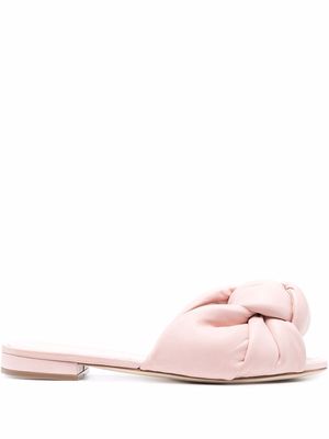 Giambattista Valli knotted slip on sandals - Pink