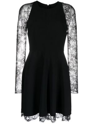 Giambattista Valli lace-insert minidress - Black