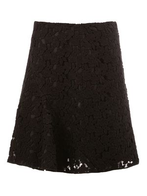 Giambattista Valli lace pleated skirt - Black