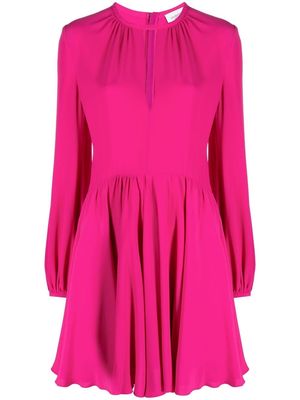Giambattista Valli long-sleeved minidress - Pink