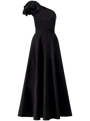 Giambattista Valli one-shoulder bow maxi dress - Black
