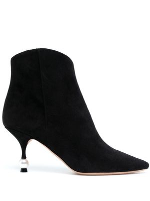 Giambattista Valli pointed-toe 70mm ankle boots - Black