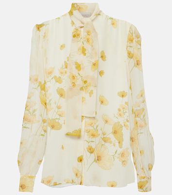 Giambattista Valli Printed silk georgette blouse