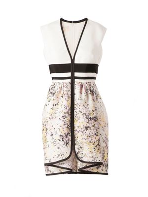 Giambattista Valli skirt ruffle sleeveless dress - White