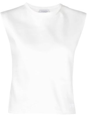 Giambattista Valli sleeveless duchess top - White