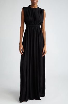 Giambattista Valli Sleeveless Jersey Maxi Dress in Black