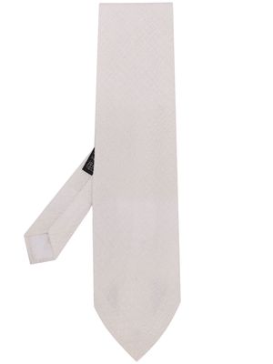 Gianfranco Ferré Pre-Owned 1990s Archive Ferre textured tie - White