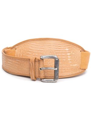 Gianfranco Ferré Pre-Owned 1990s buckle-fastening belt - Neutrals