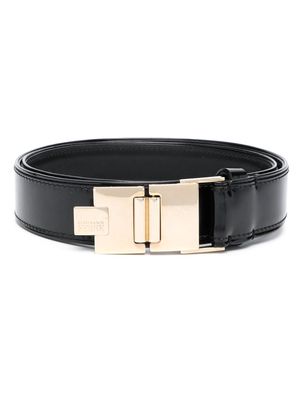 Gianfranco Ferré Pre-Owned 1990s clip-lock leather belt - Black