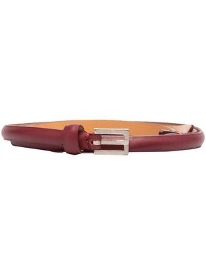 Gianfranco Ferré Pre-Owned 1990s skinny leather belt - Red