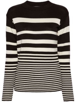 Gianfranco Ferré Pre-Owned 2000s striped virgin wool jumper - Brown