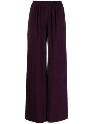 Gianluca Capannolo Antonia high-waisted wide-leg trousers - Purple