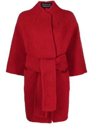 Gianluca Capannolo Jane belted wool-blend coat - Red